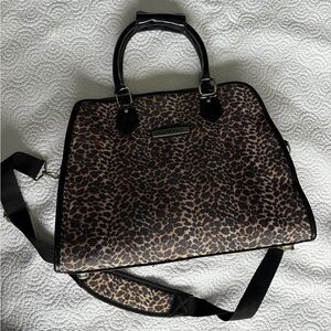 Tracker by Bentley Leopard Print Carry on Luggage